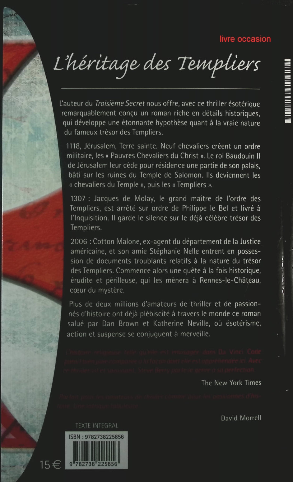 L'Héritage des Templiers - Steve Berry - Livre