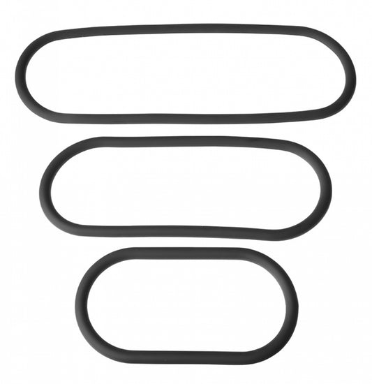 Lot 3 cockrings silicone Wrap Ring