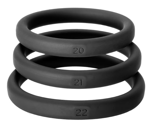 Lot 3 cockrings Xact-Fit L-XL