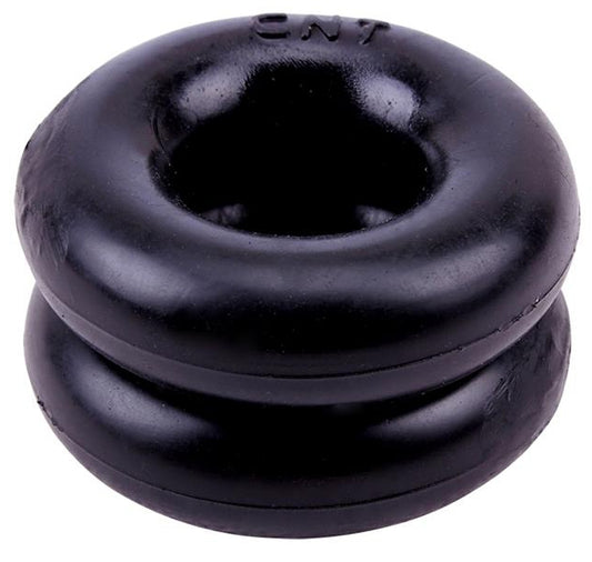 Lot de 2 cockrings souples Donut Noir