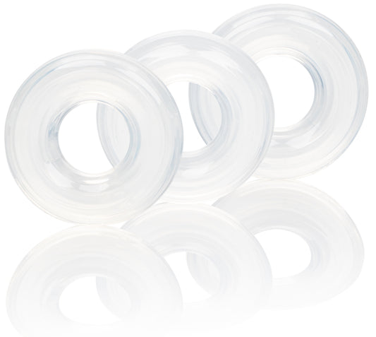 Lot de 3 cockrings souples Stacker 20mm