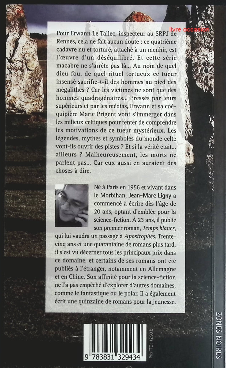 La Roche au démon - Meurtres rituels en Bretagne - Jean-Marc Ligny - Livre