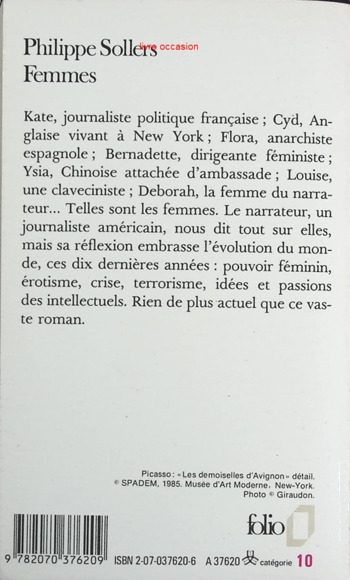 Femmes - Philippe Sollers - Livre
