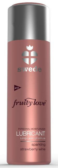 Lubrifiant Aromatisé FRUITY LOVE Vin de fraise pétillant 50 ml