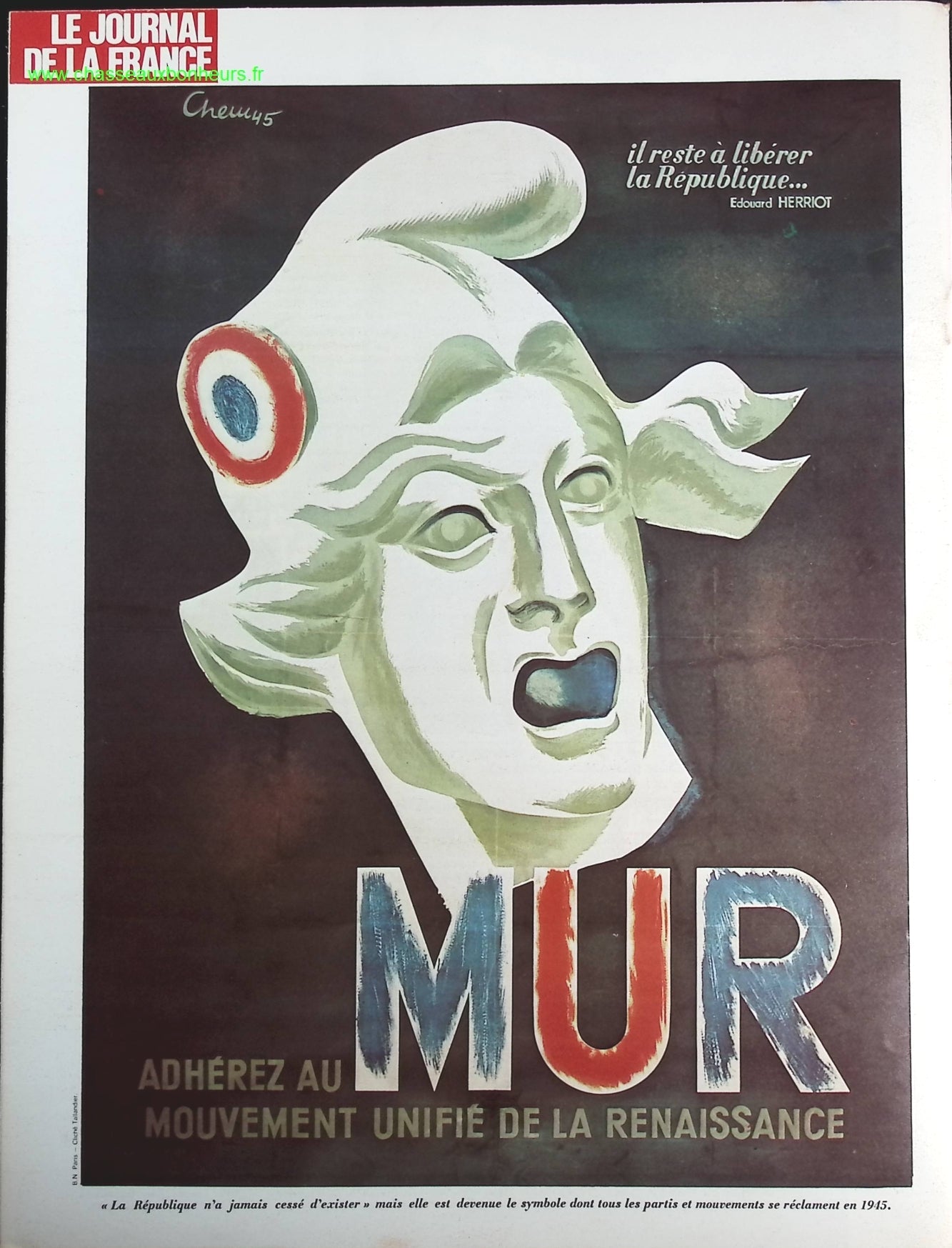 De Gaulle face aux partis - N° 185 - Le journal de la France les années 40 - Livre revue magazine