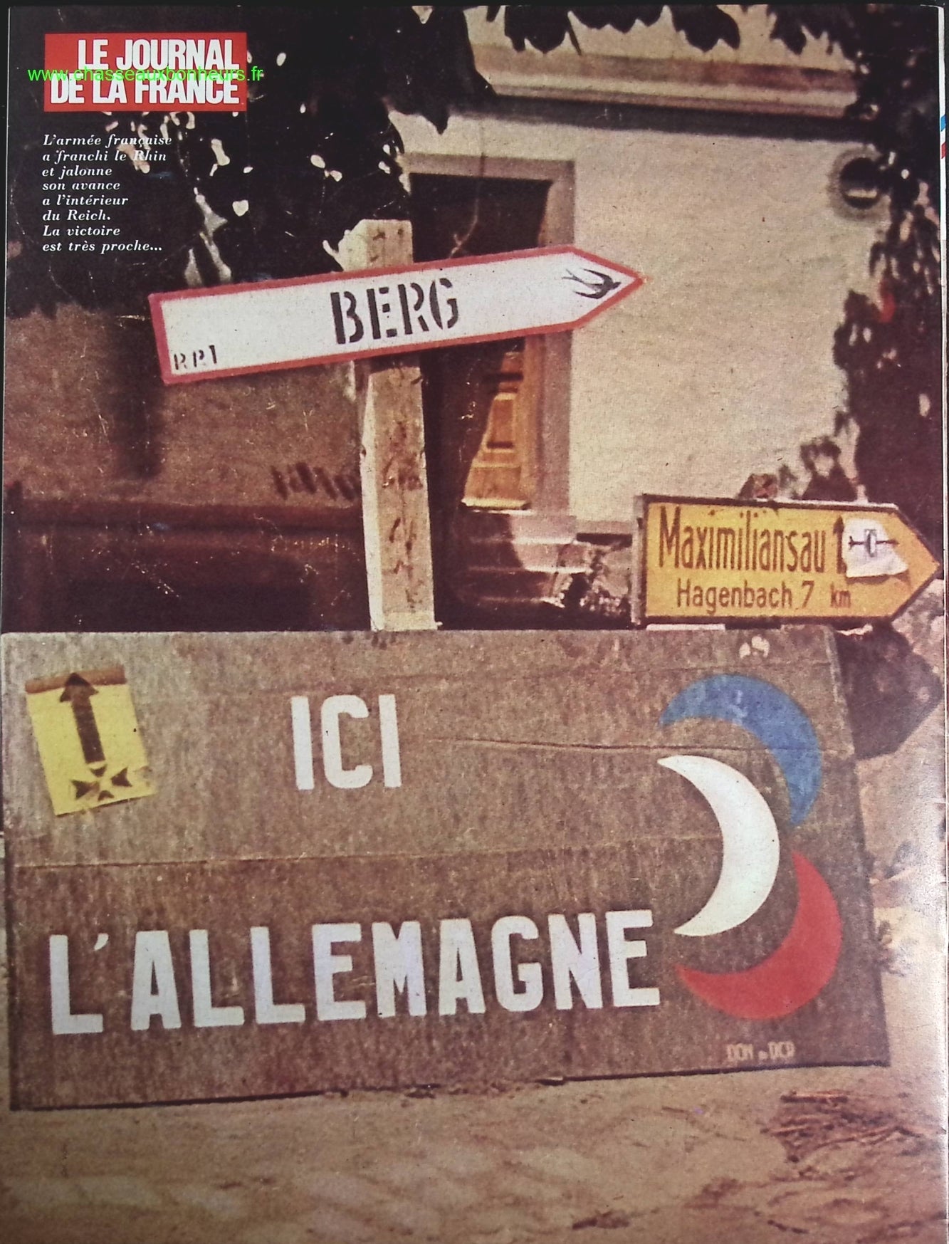 Au delà du rhin - N° 183 - Le journal de la France les années 40 - Livre revue magazine