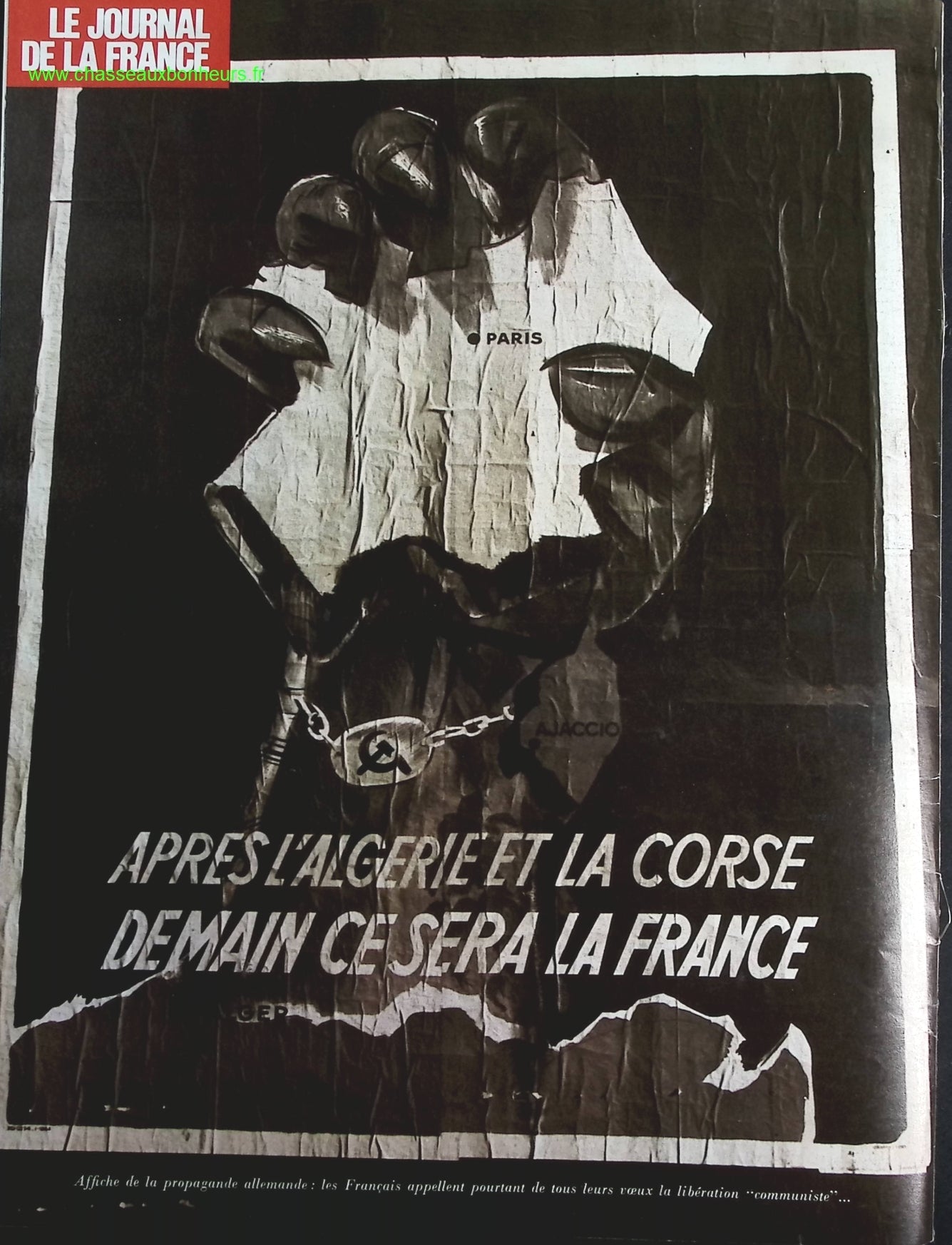 Corse la libération - N° 147 - Le journal de la France les années 40 - Livre revue magazine