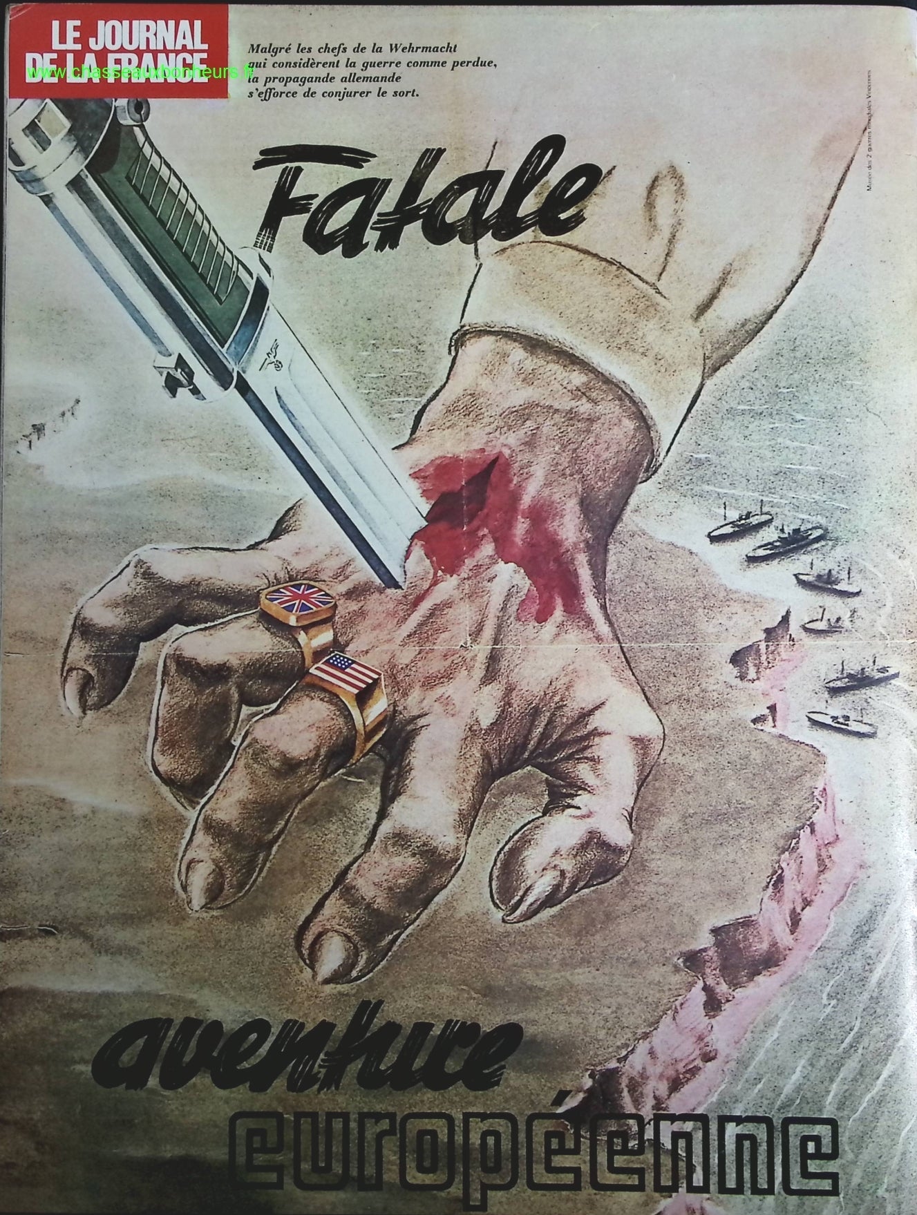 6 juin 1944 bataille pour la liberté - N° 158 - Le journal de la France les années 40 - Livre revue magazine