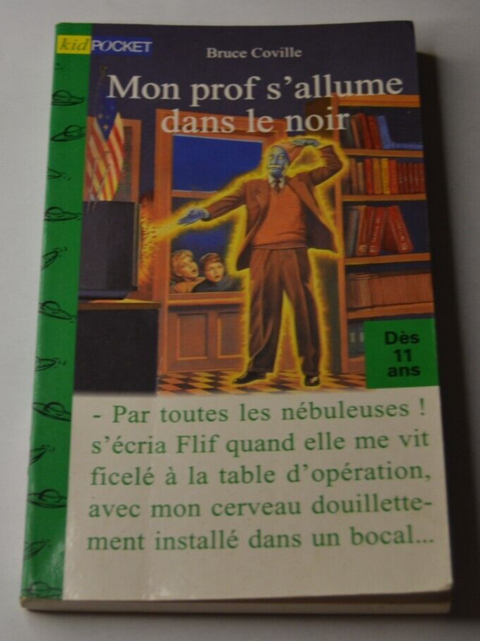 Mon prof s'allume dans le noir - Bruce Coville - livre