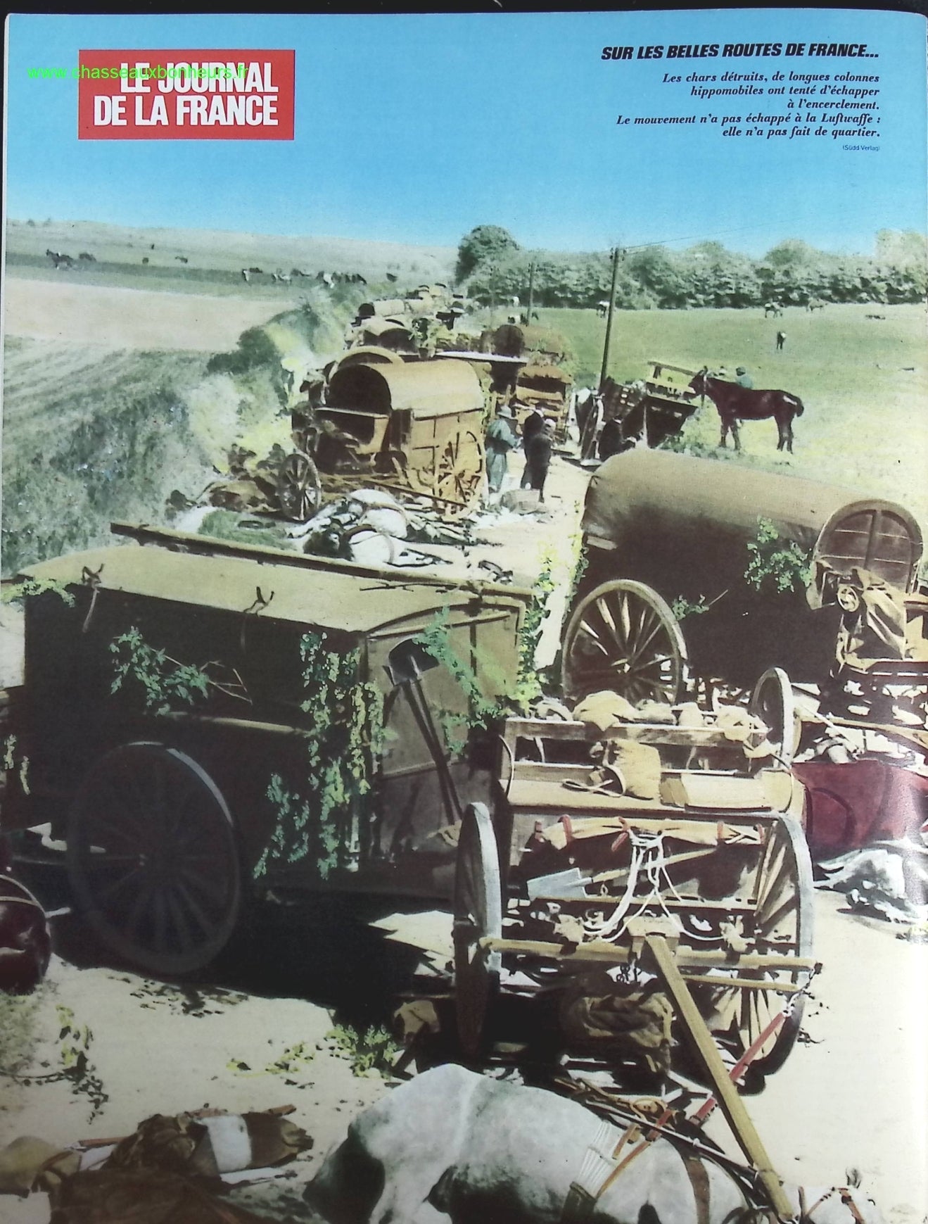 L'exode - N° 100 - Le journal de la France les années 40 - Livre revue magazine