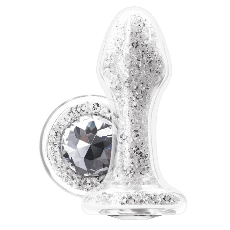 Plug Bijou Glam Star 8 x 3.5cm Argent