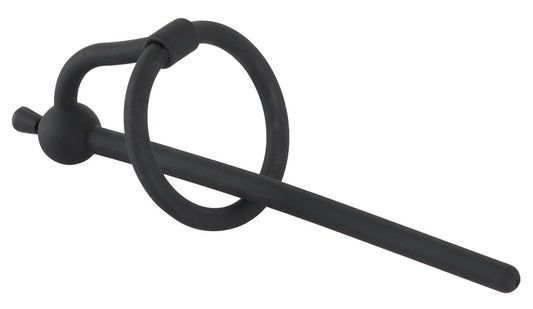 Plug d'urètre percé Play Stop 10.5cm - Diamètre 6mm