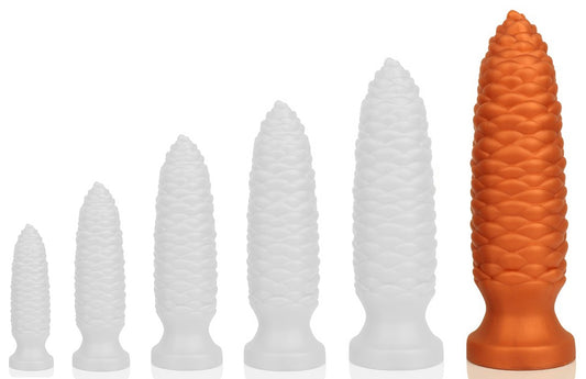 Plug long Pine XXL 28 x 8 cm Orange