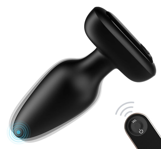 Plug vibrant Visual 10 x 4.2cm Noir