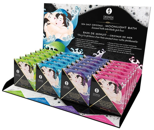 Présentoir avec Sels de Bain Shunga 24 pièces