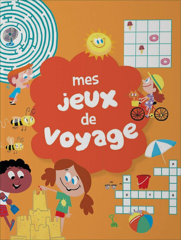 Mes jeux de voyage - cahier - bloc de jeux - activité enfant - livre
