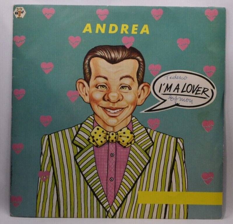 disque vinyle 45 tours - i'm a lover andrea