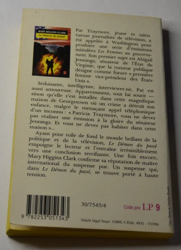 Le démon du passé - Mary Higgins Clark - livre