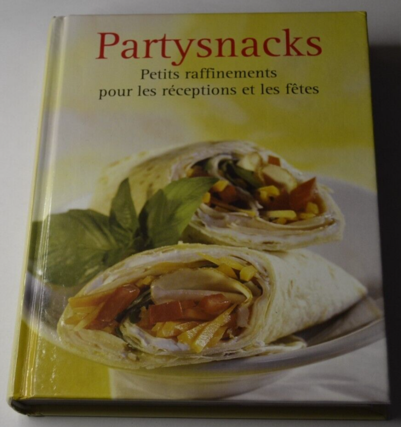 Partysnacks - cuisine - recettes - livre
