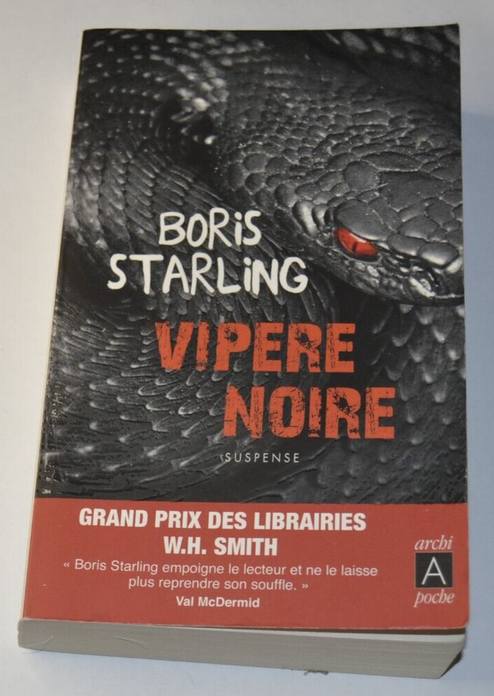 Vipère noire - Boris Starling - livre