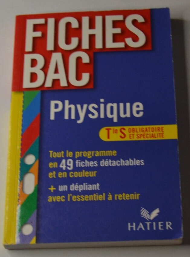 Fiches bac - Physique - Tle S obligatoire et spécialité - livre