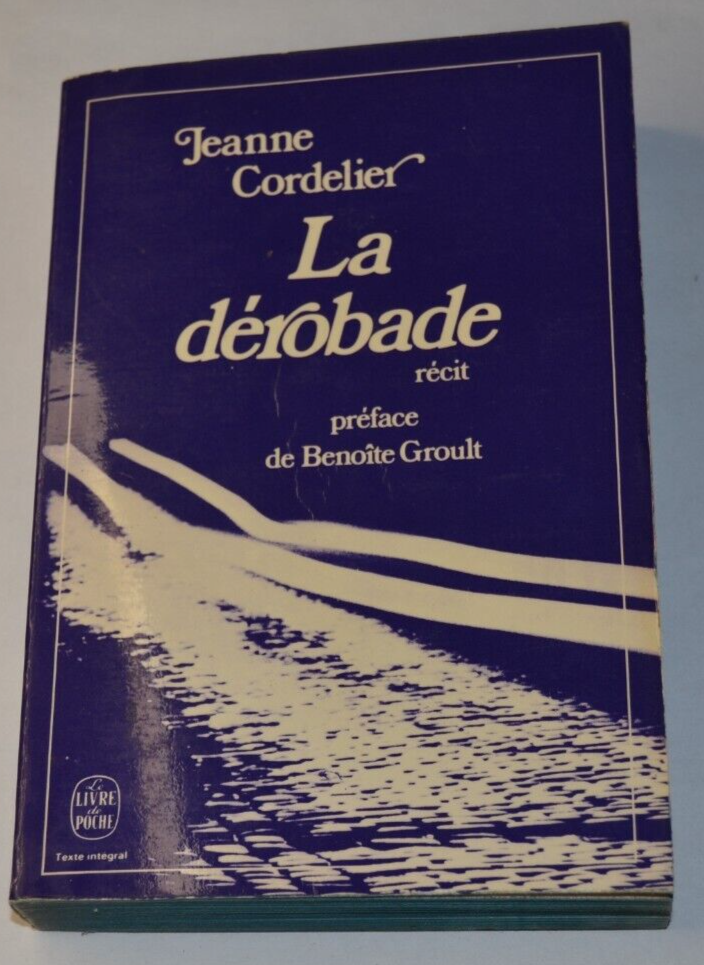 La dérobade - Jeanne Cordelier - livre