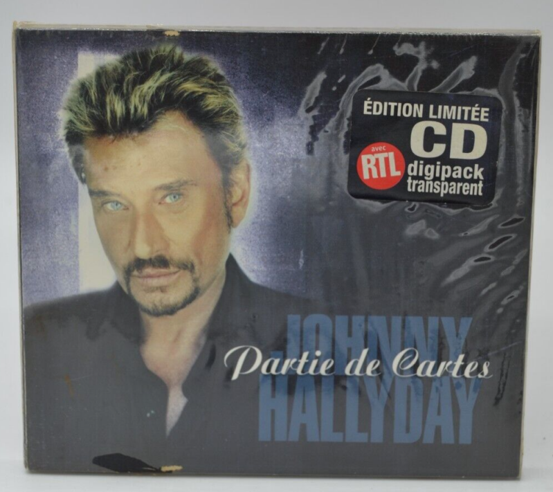 Partie De Cartes - Johnny Hallyday - cd 2 titres NEUF