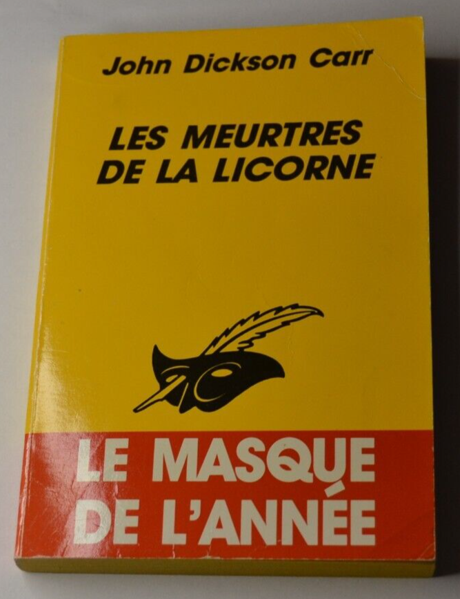 Les meurtres de la licorne - John Dickson Carr - livre