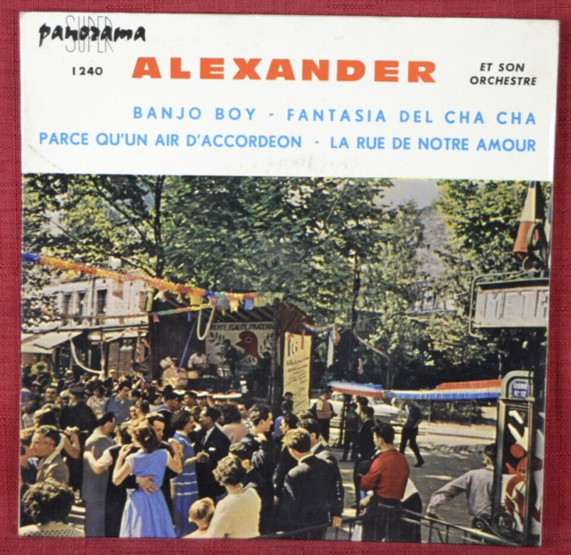 disque vinyle 45 tours - banjo boy alexander