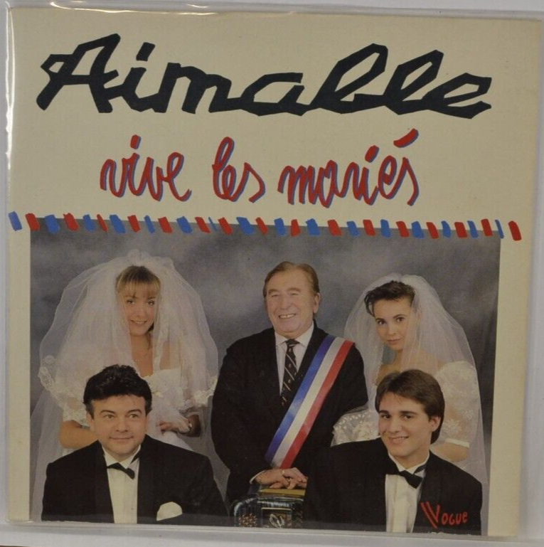disque vinyle 45 tours - vive les mariés aimable