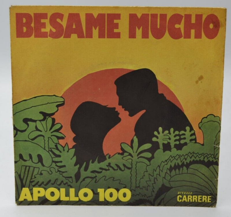disque vinyle 45 tours - besame mucho apollo 100
