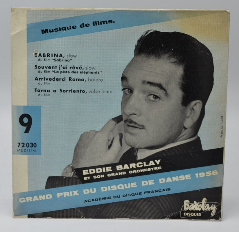 disque vinyle 45 tours - sabrina eddie barclay