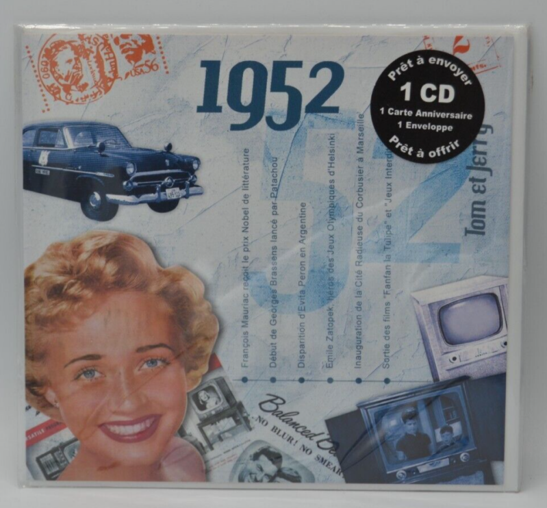 20 Original Recordings - 1952 cd date anniversaire prêt à envoyer - cd