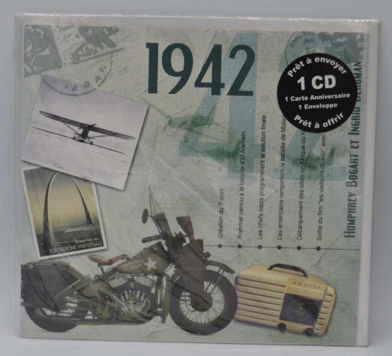 20 Original Recordings - 1942 cd date anniversaire prêt à envoyer - cd
