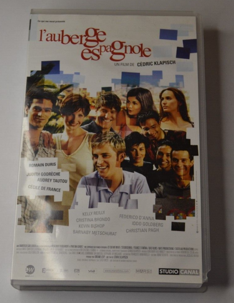 cassette vidéo vhs K7 - L'auberge Espagnole