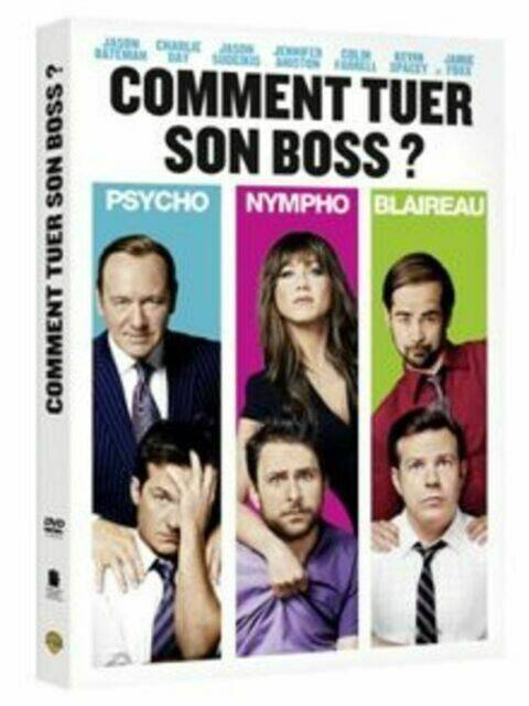 dvd - comment tuer son boss - jennifer Aniston - Colin farrell - Kévin Spacey - Comédie