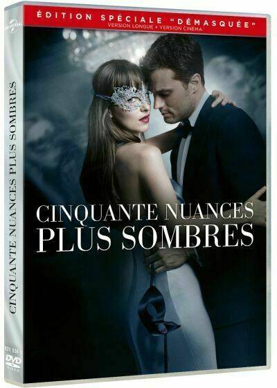 dvd - cinquante nuances plus sombres - Dakota Johnson, Jamie Dornan - Erotique