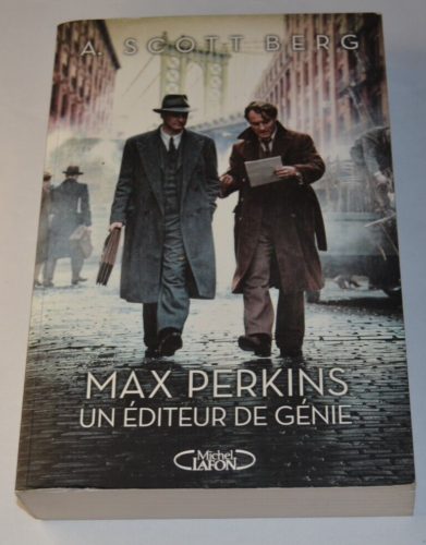 Max Perkins un éditeur de génie - A. Scott Berg - livre