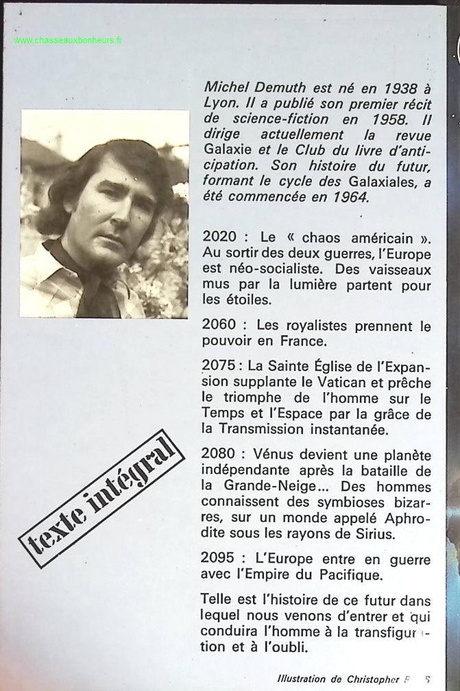 Les Galaxiales tome 1 - Michel Demuth - livre