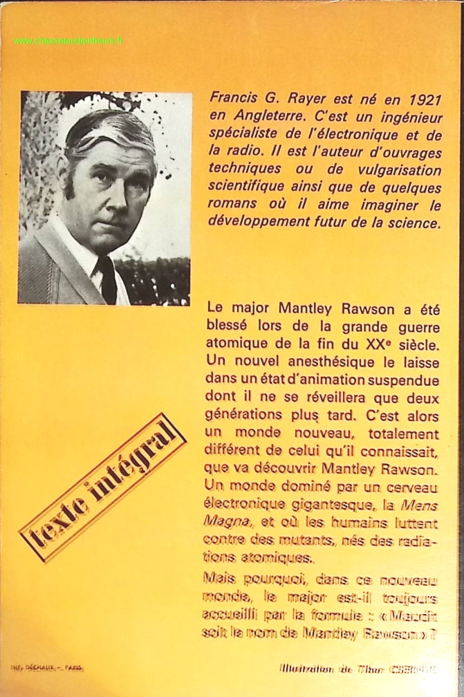 Le Lendemain de la machine - Rayer Francis - livre