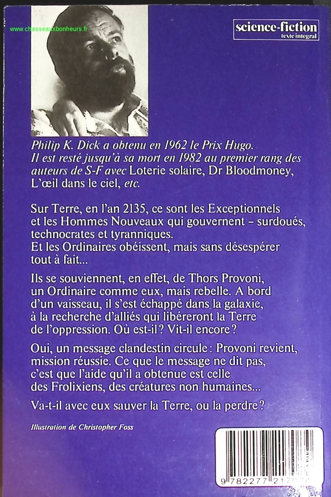 Message de Frolix 8 - Philip K. Dick - livre