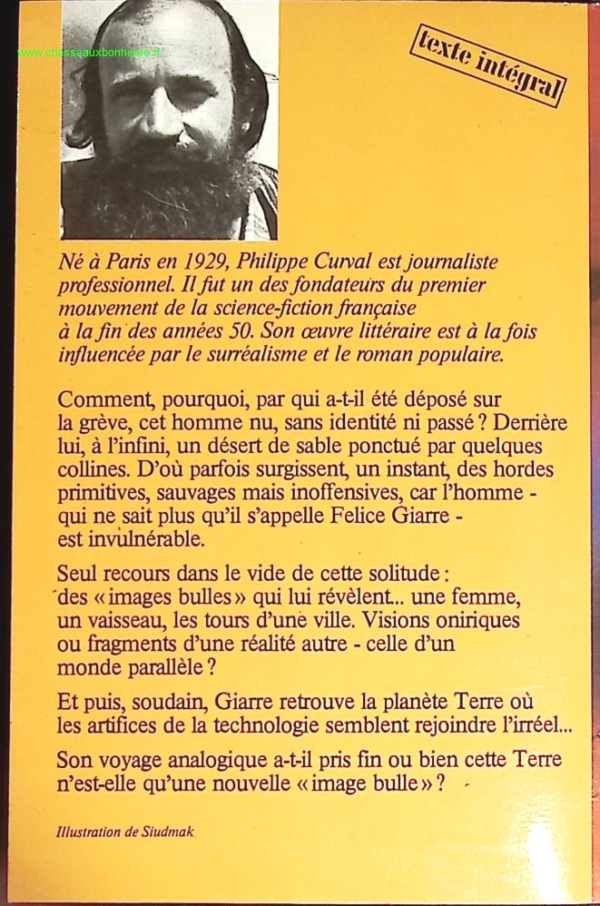 L'Homme à rebours - Philippe Curval - livre