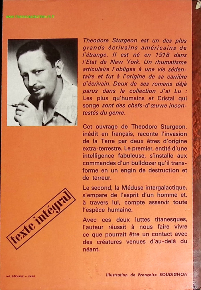 Killdozer le viol cosmique - Theodore Sturgeon - livre