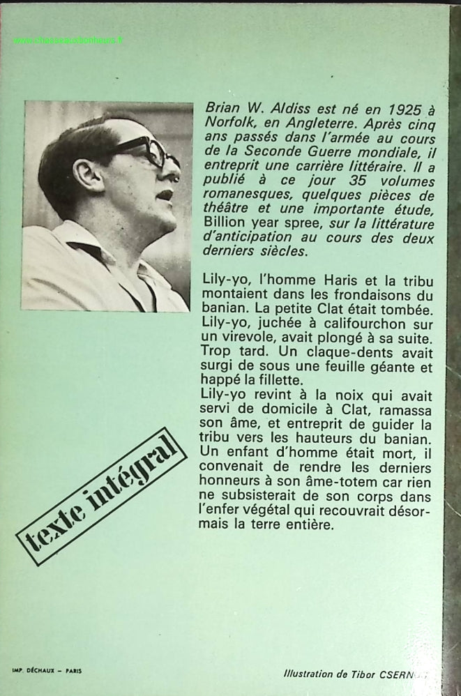 le monde vert - Brian Wilson Aldiss - livre