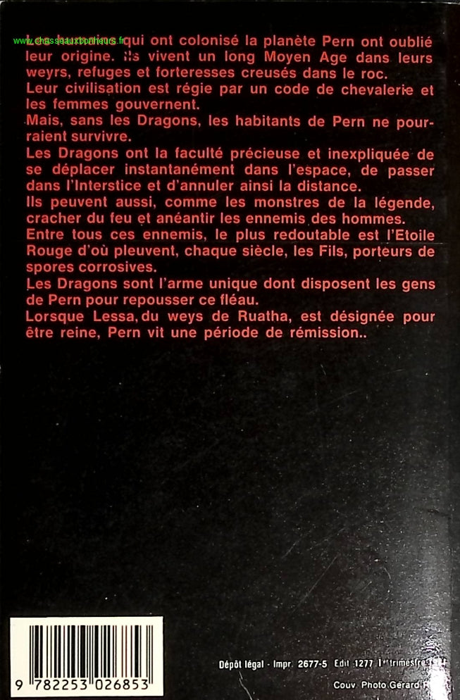 Le vol du dragon - Anne McCaffrey - livre