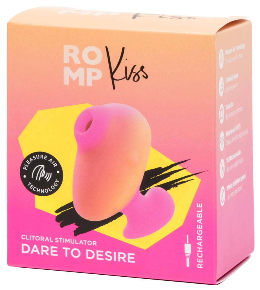 Stimulateur de Clitoris Kiss Orange et Rose