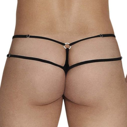 String Double Lacet Artémis Noir