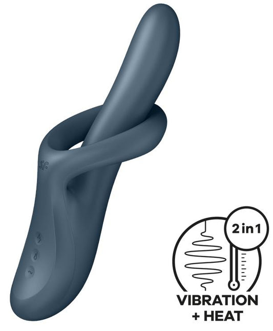 Vibro Rabbit Heat Flex 4 Gris