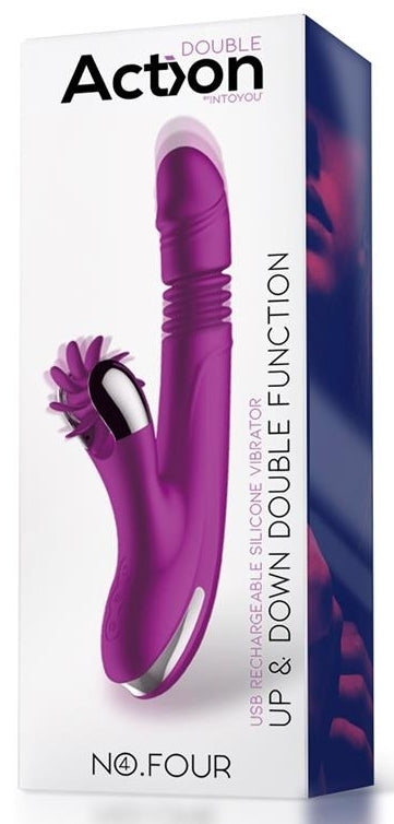 Vibro Rabbit Up & Down 10 x 3.5cm Violet